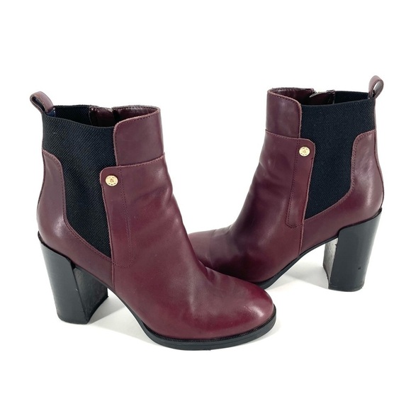 Tommy Hilfiger Britton Leather Ankle Bootie - Picture 3 of 7